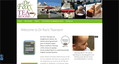 Desktop Screenshot of drfoxstearoom.co.uk